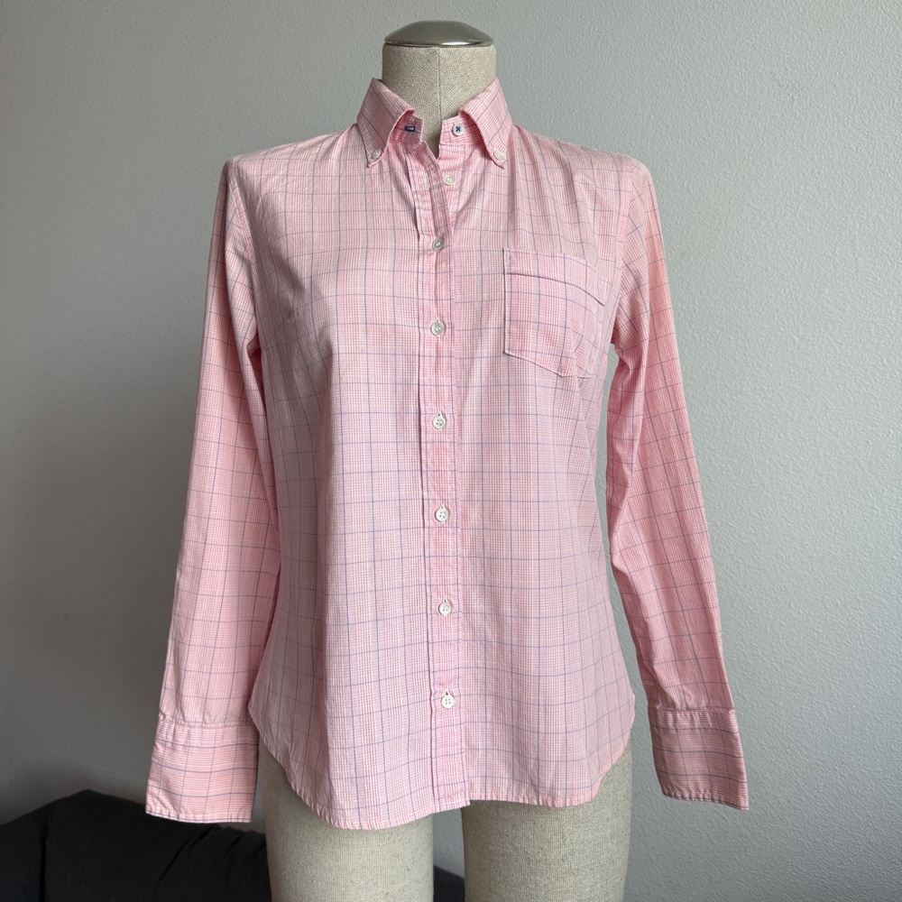J.Crew Slim Fit Button Down Shirt - Pink Plaid